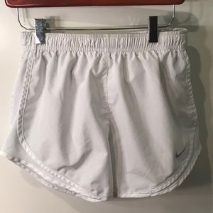 White Nike Dri-Fit Shorts